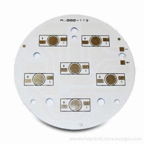 Multilayer Round PCB for LED Assembly, Luminous Flux of 235 to 400/160 to 270lm